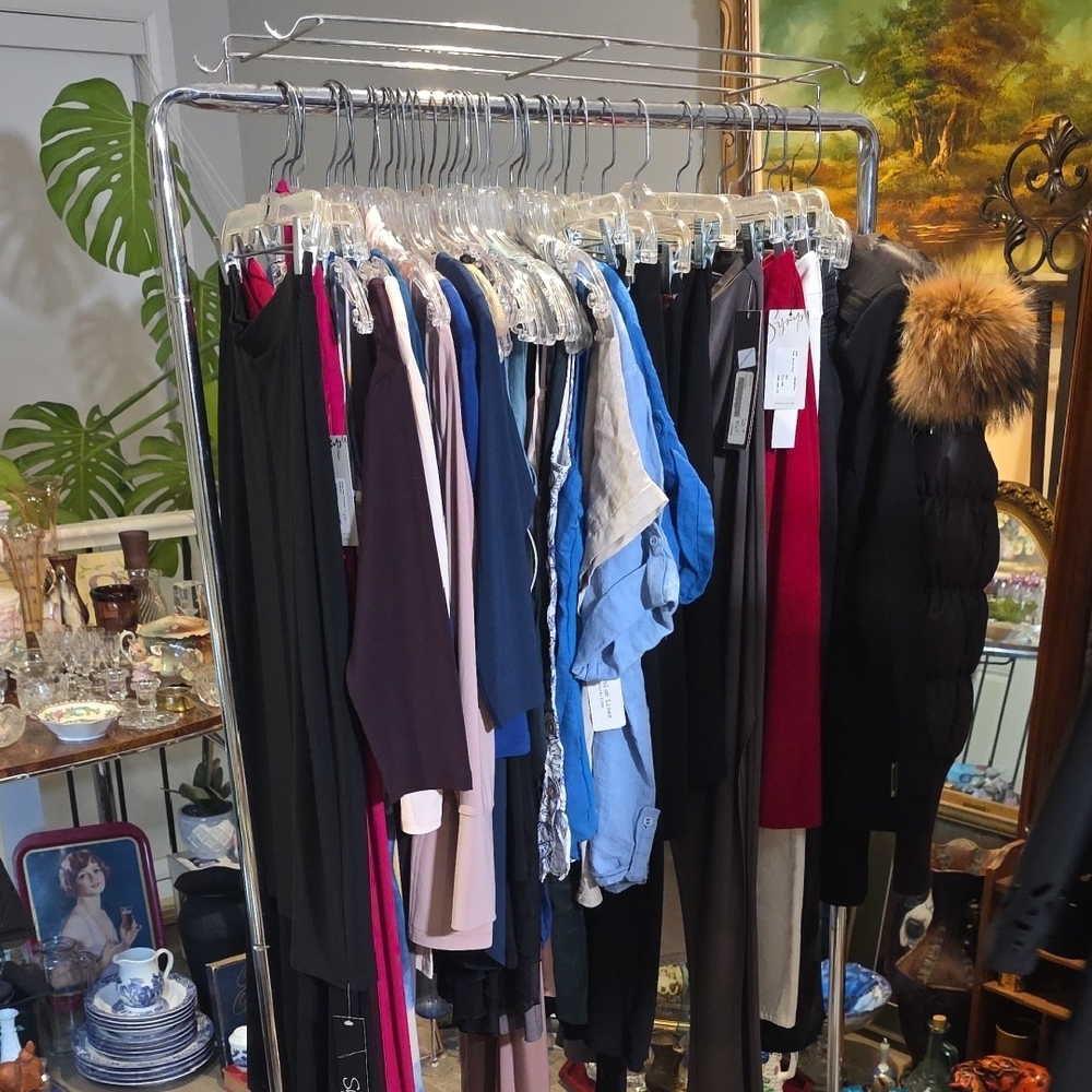 Assorted Clothing Rack with Various Colors